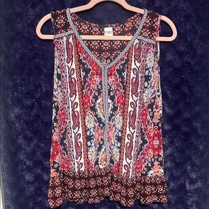 Bila Multicolor Bohemian Tank Top